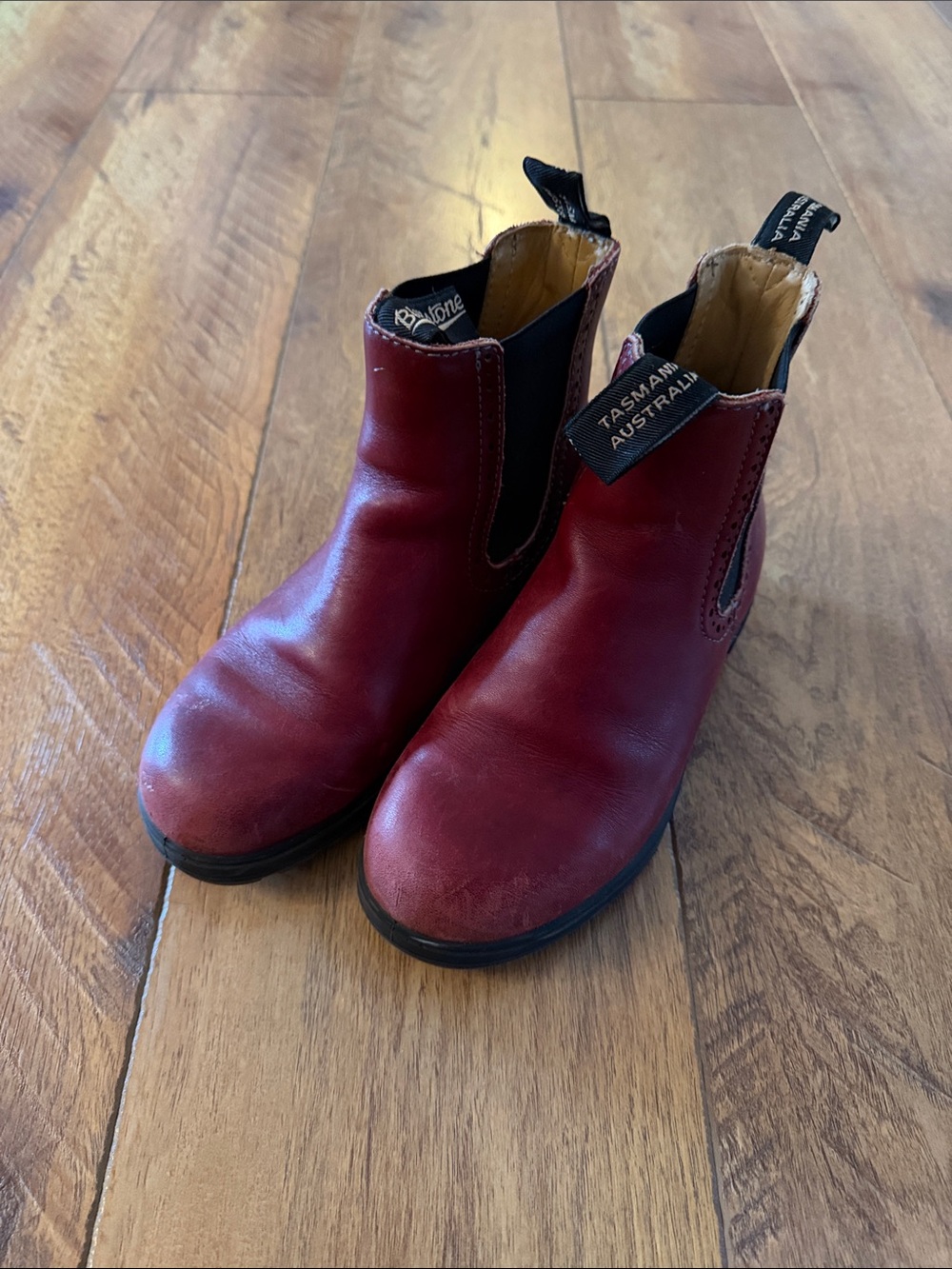 Blundstone Chelsea Red Boots AU 2